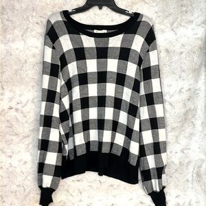 Checkered sweater